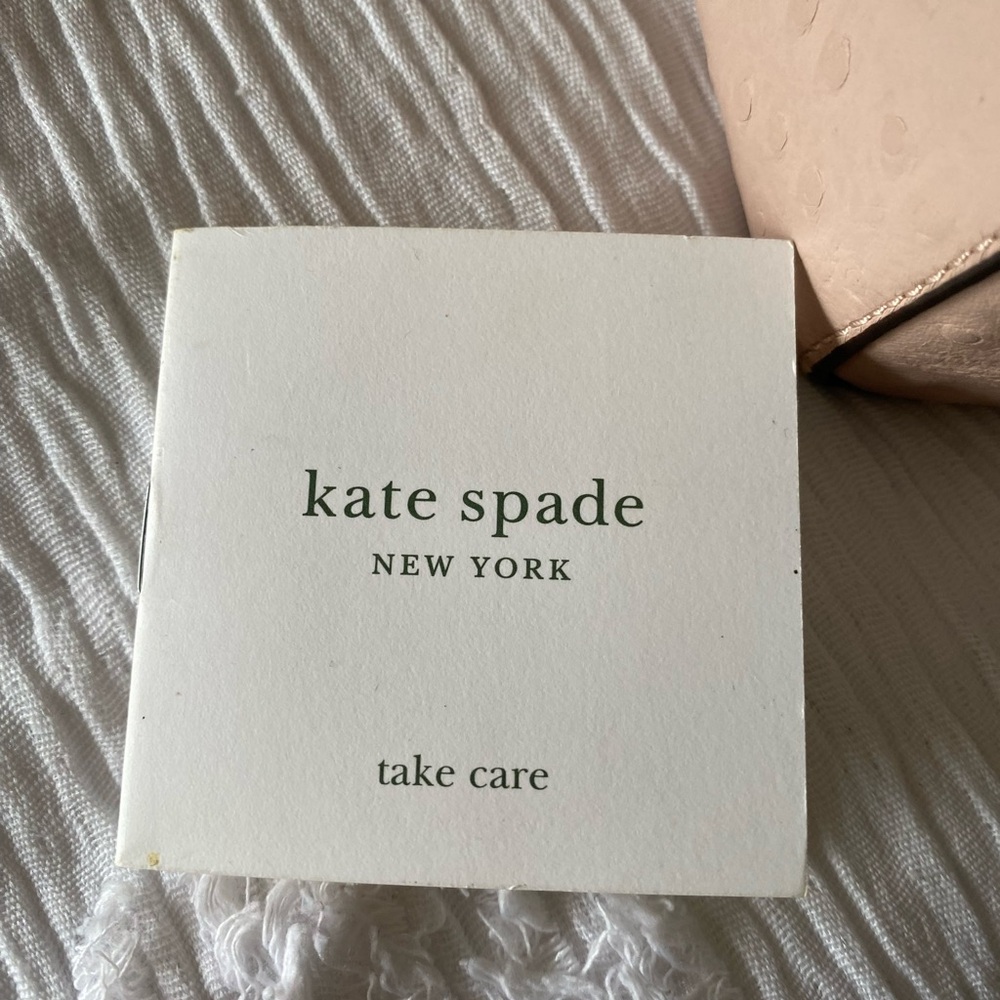 Kate Spade Blush Textured Tote with strap - Picture 7 of 16